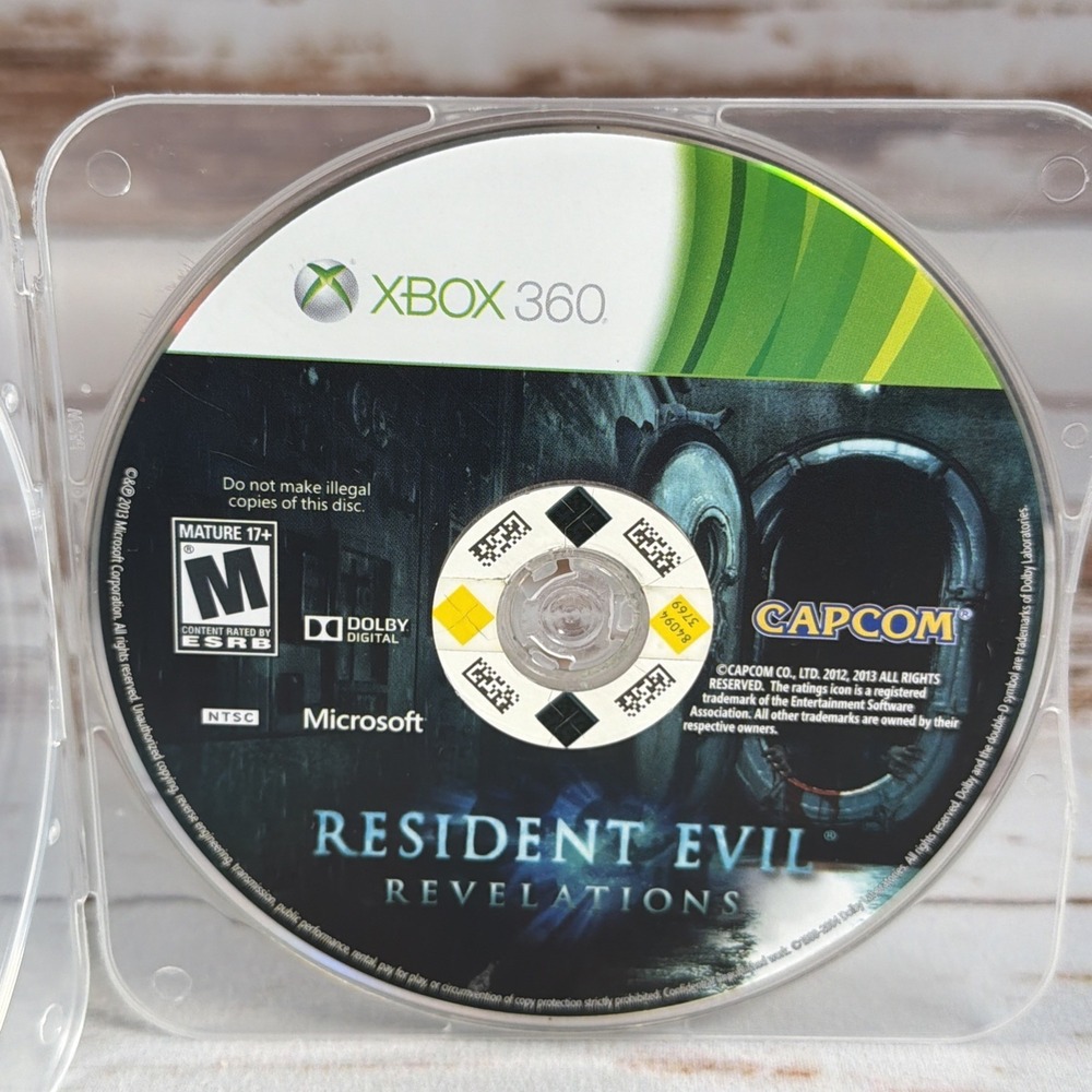 Resident Evil Revelations Microsoft Xbox 360 2013 Disc Only Tested Used